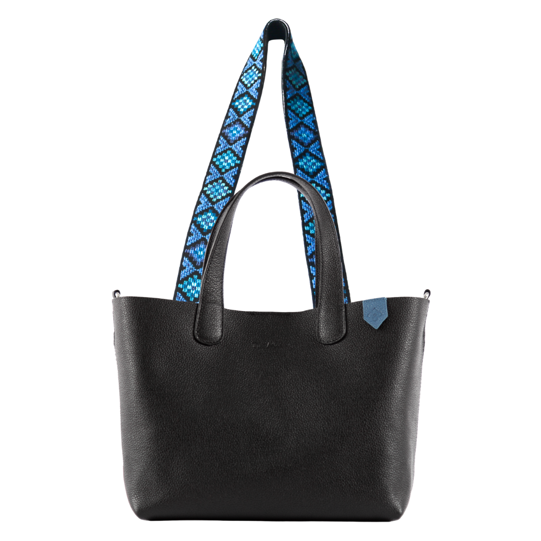 Emma Leather Crossbody Bag & Mai Woven Strap