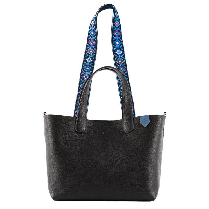 Emma Leather Crossbody Bag & Mai Woven Strap