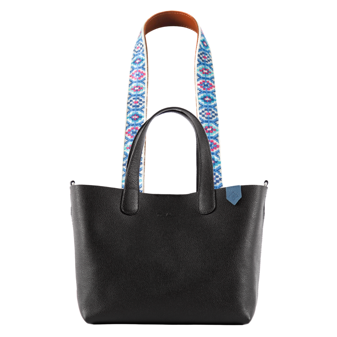 Emma Leather Crossbody Bag & Mai Woven Strap