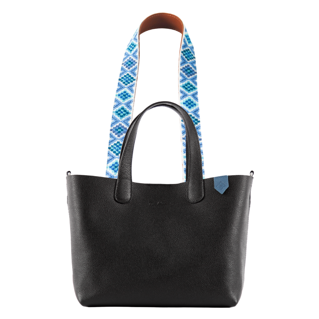 Emma Leather Crossbody Bag & Mai Woven Strap