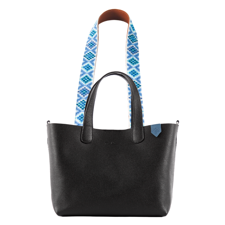 Emma Leather Crossbody Bag & Mai Woven Strap