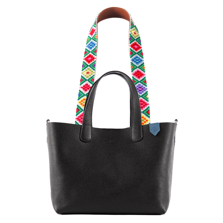 Emma Leather Crossbody Bag & Mai Woven Strap