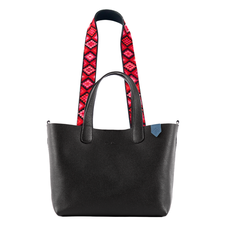 Emma Leather Crossbody Bag & Mai Woven Strap