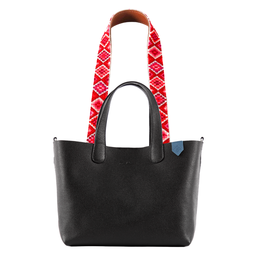 Emma Leather Crossbody Bag & Mai Woven Strap