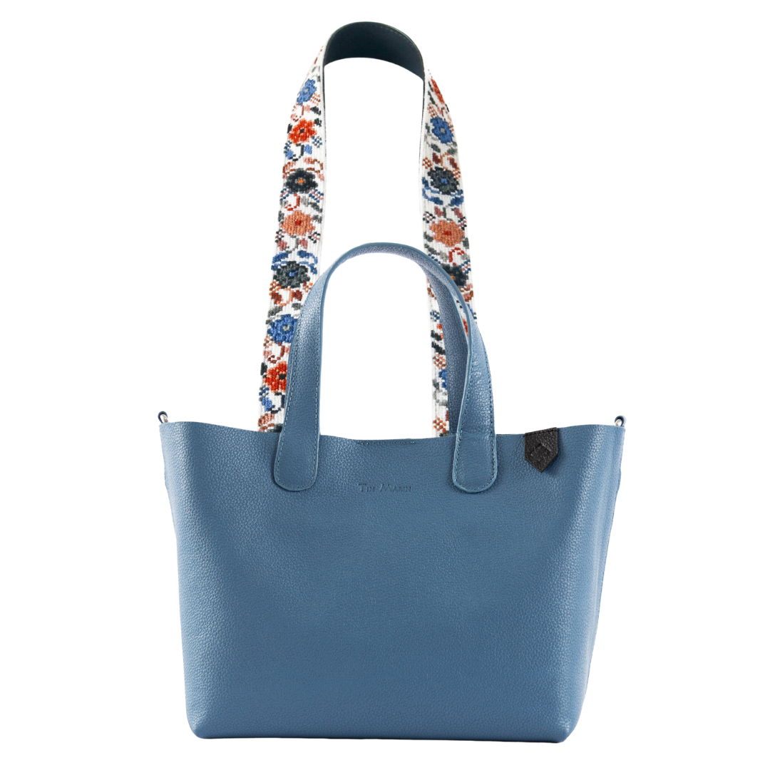 Emma Leather Crossbody Bag & Mai Woven Strap