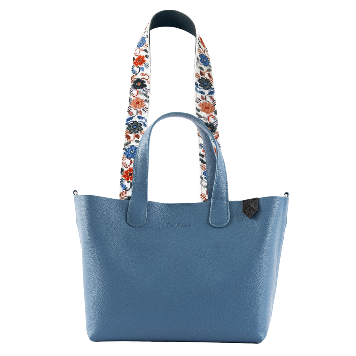 Emma Leather Crossbody Bag & Mai Woven Strap