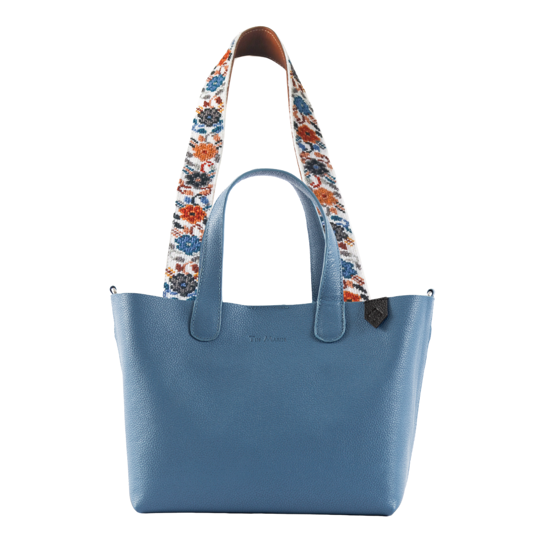 Emma Leather Crossbody Bag & Mai Woven Strap