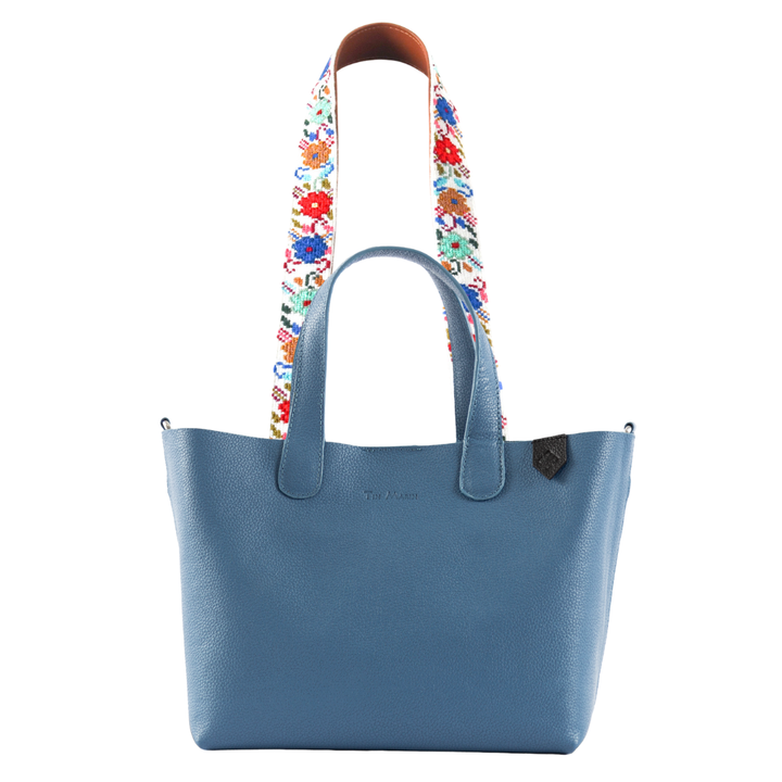 Emma Leather Crossbody Bag & Mai Woven Strap