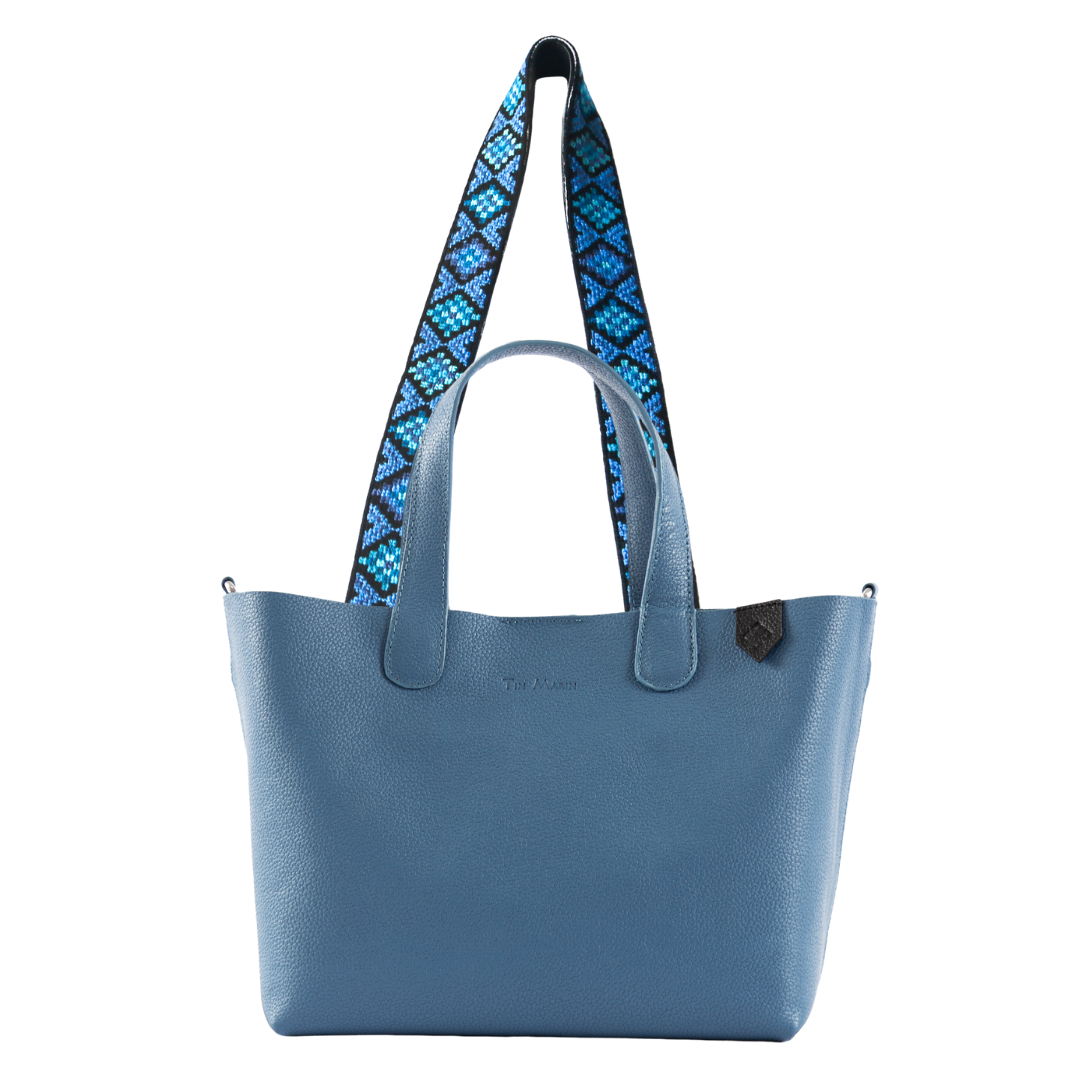 Emma Leather Crossbody Bag & Mai Woven Strap