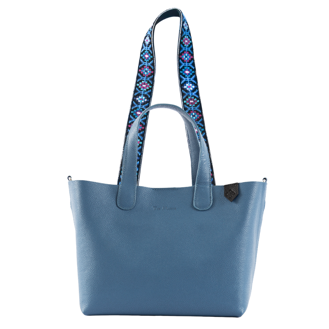 Emma Leather Crossbody Bag & Mai Woven Strap