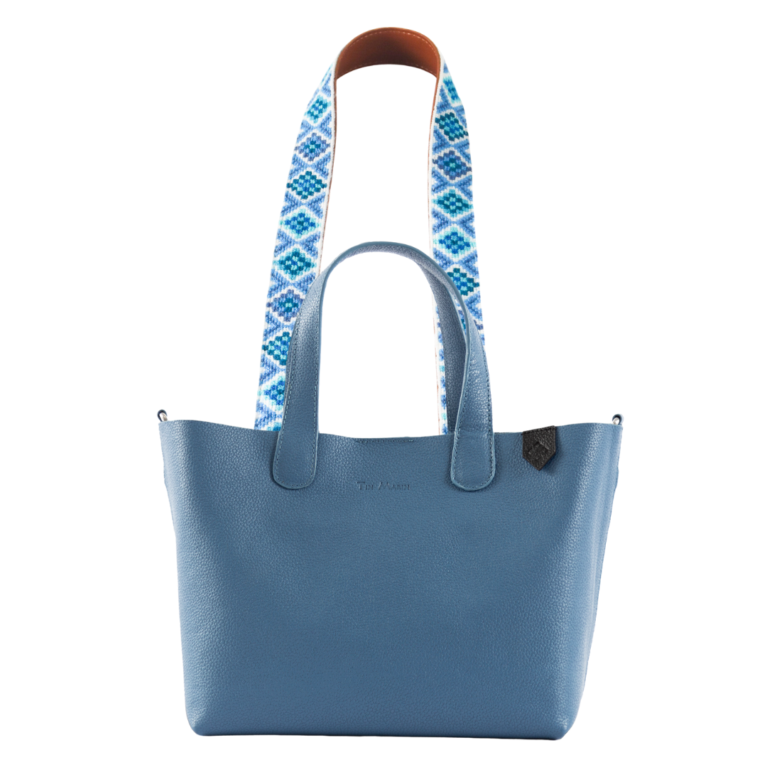 Emma Leather Crossbody Bag & Mai Woven Strap