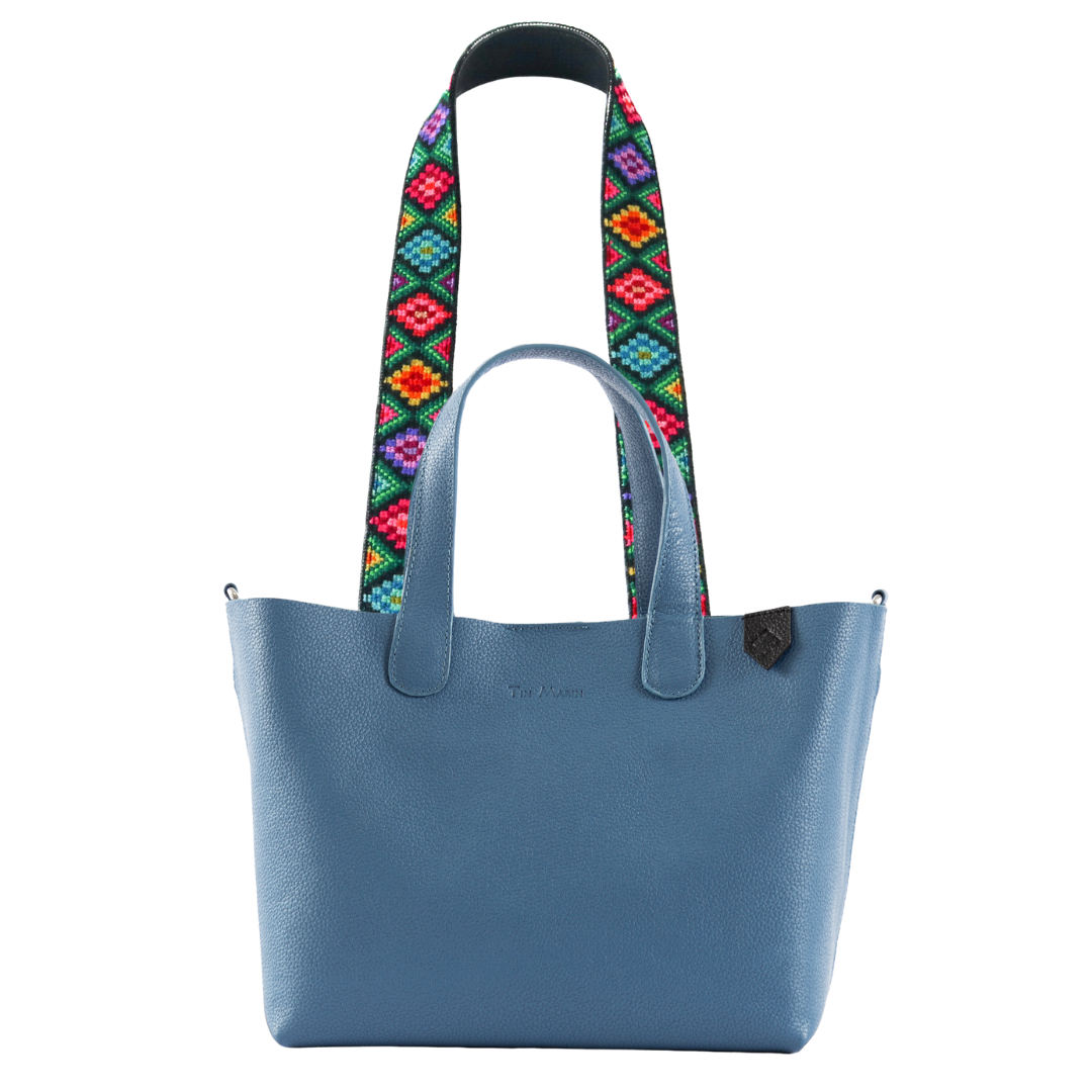 Emma Leather Crossbody Bag & Mai Woven Strap