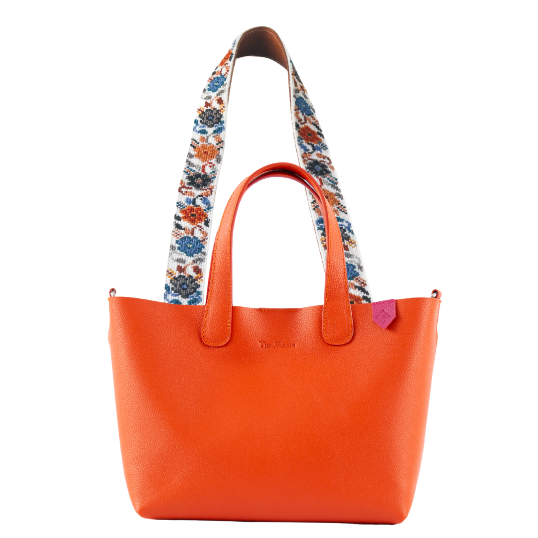 Emma Leather Crossbody Bag & Mai Woven Strap