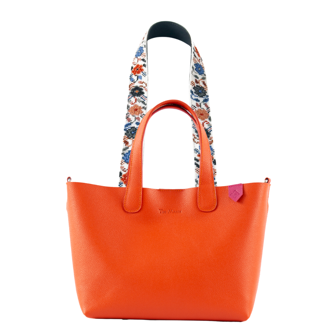 Emma Leather Crossbody Bag & Mai Woven Strap