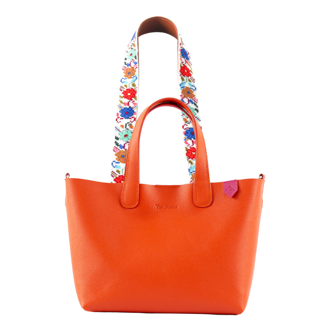 Emma Leather Crossbody Bag & Mai Woven Strap