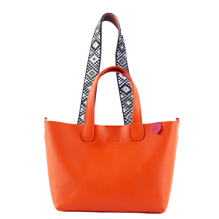 Emma Leather Crossbody Bag & Mai Woven Strap