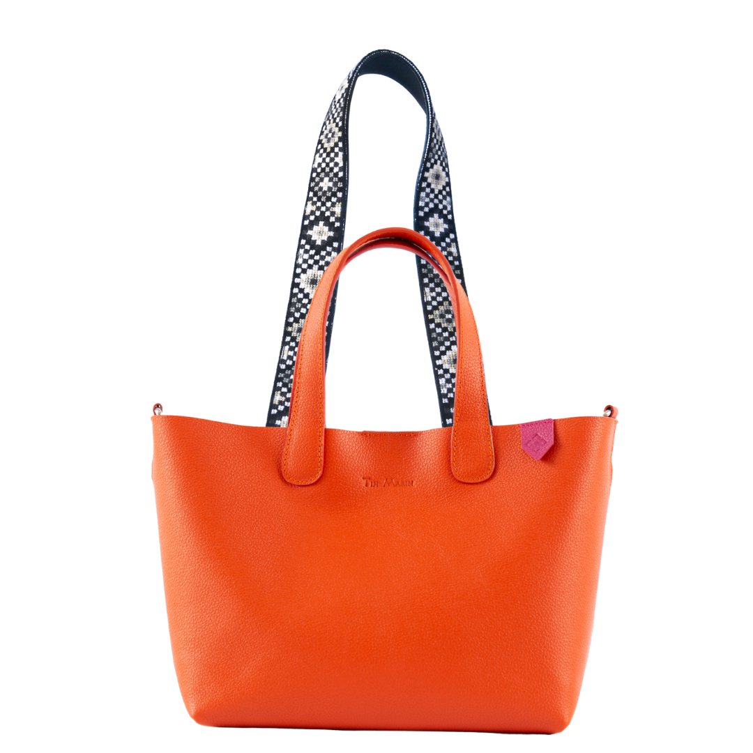 Emma Leather Crossbody Bag & Mai Woven Strap