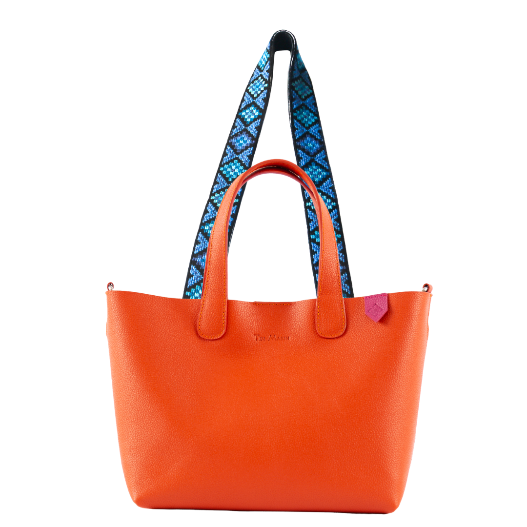 Emma Leather Crossbody Bag & Mai Woven Strap