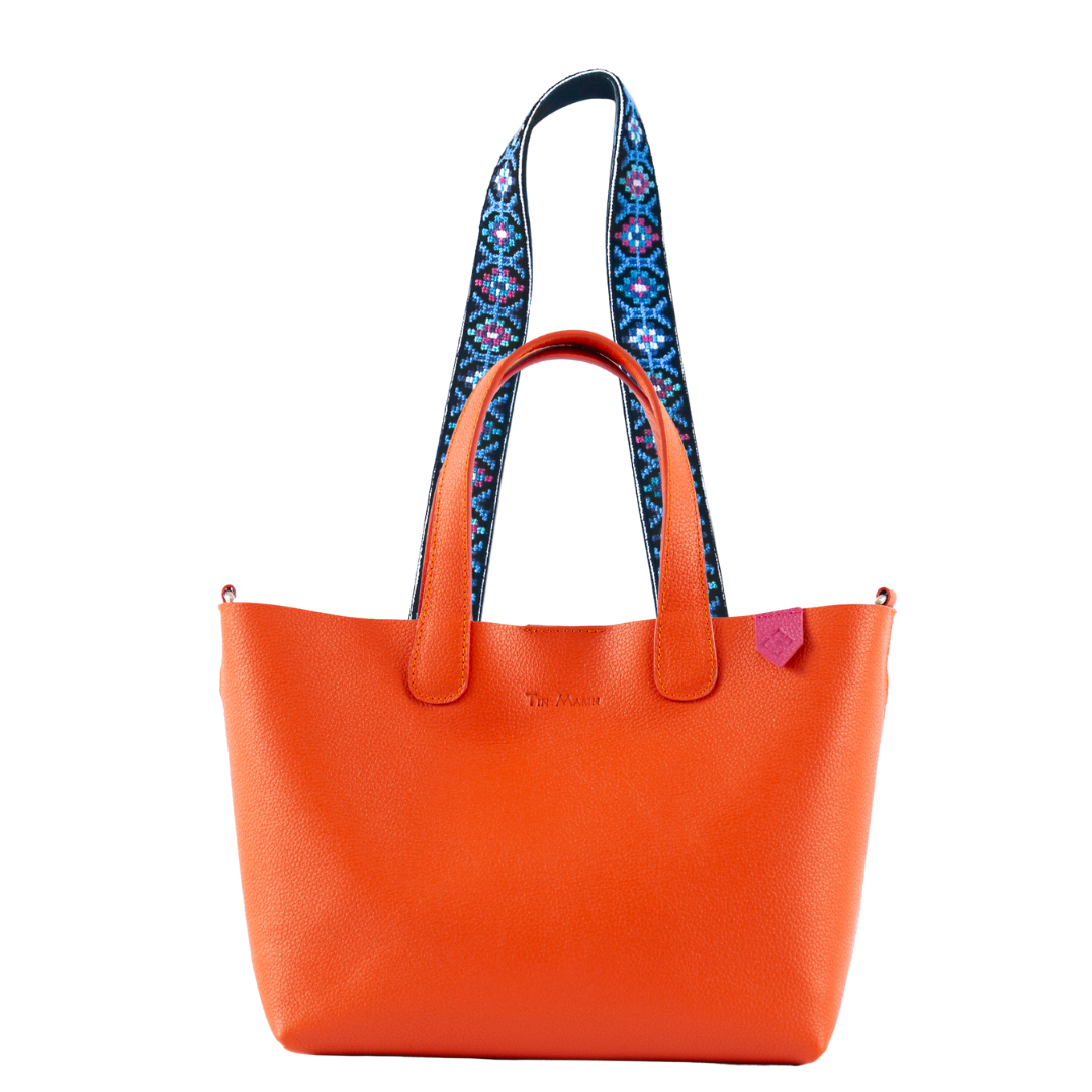 Emma Leather Crossbody Bag & Mai Woven Strap