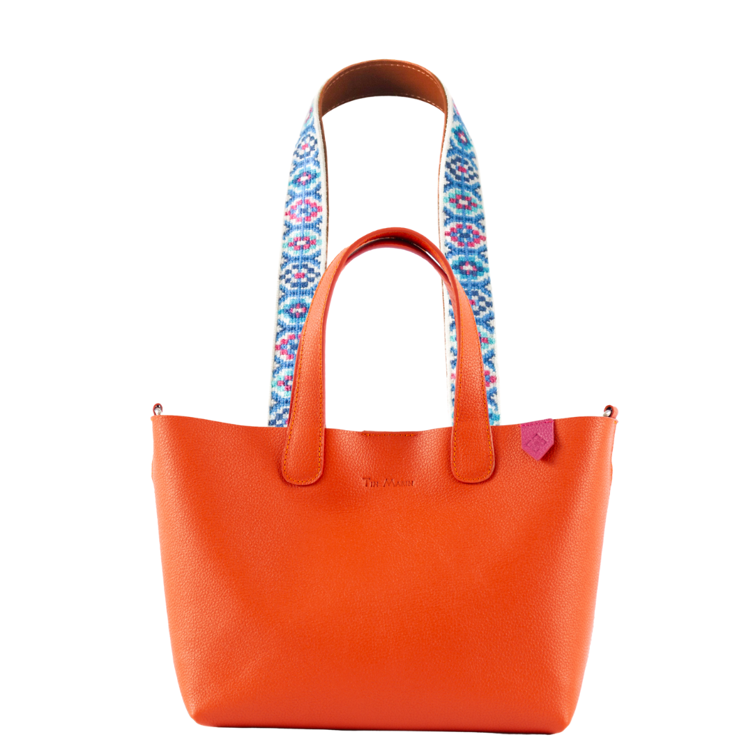 Emma Leather Crossbody Bag & Mai Woven Strap