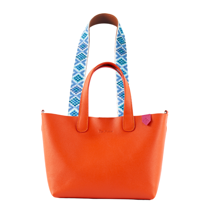 Emma Leather Crossbody Bag & Mai Woven Strap