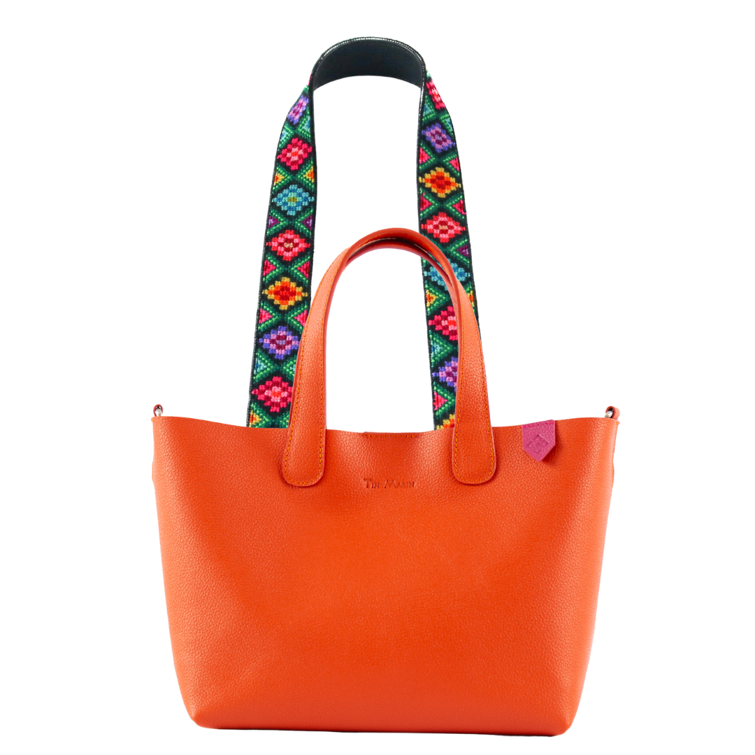 Emma Leather Crossbody Bag & Mai Woven Strap