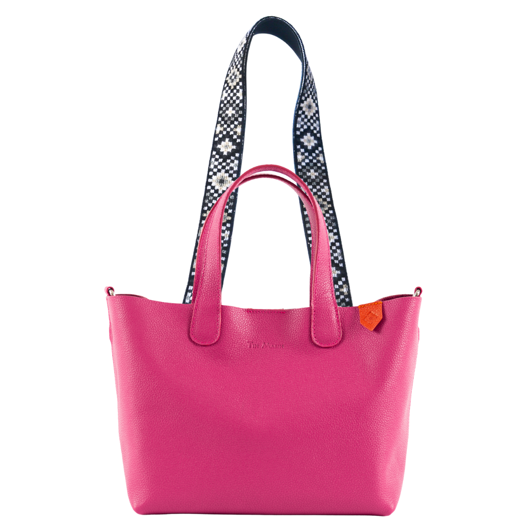 Emma Leather Crossbody Bag & Mai Woven Strap