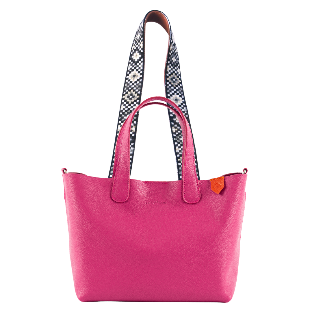 Emma Leather Crossbody Bag & Mai Woven Strap