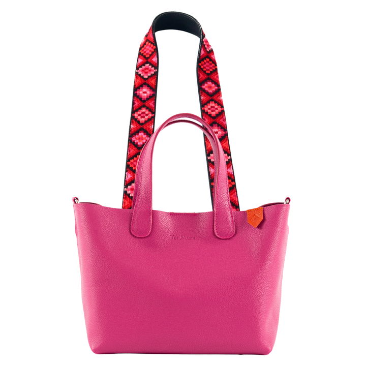 Emma Leather Crossbody Bag & Mai Woven Strap