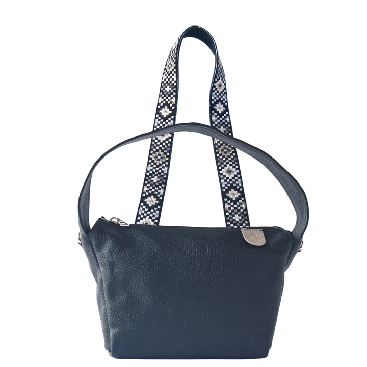 Maina Shoulder Leather Bag & Mai Woven Strap