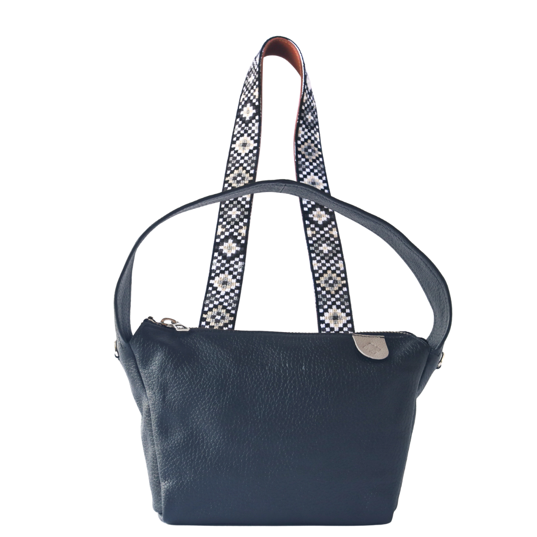 Maina Shoulder Leather Bag & Mai Woven Strap