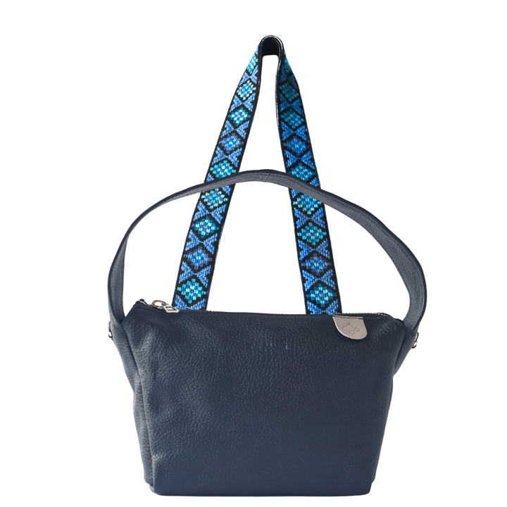 Maina Shoulder Leather Bag & Mai Woven Strap