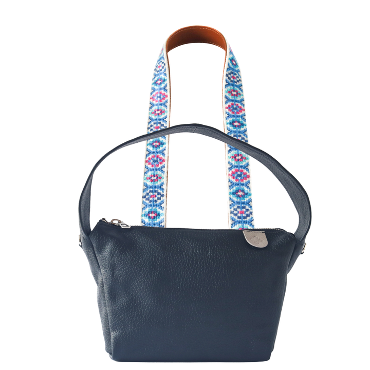 Maina Shoulder Leather Bag & Mai Woven Strap