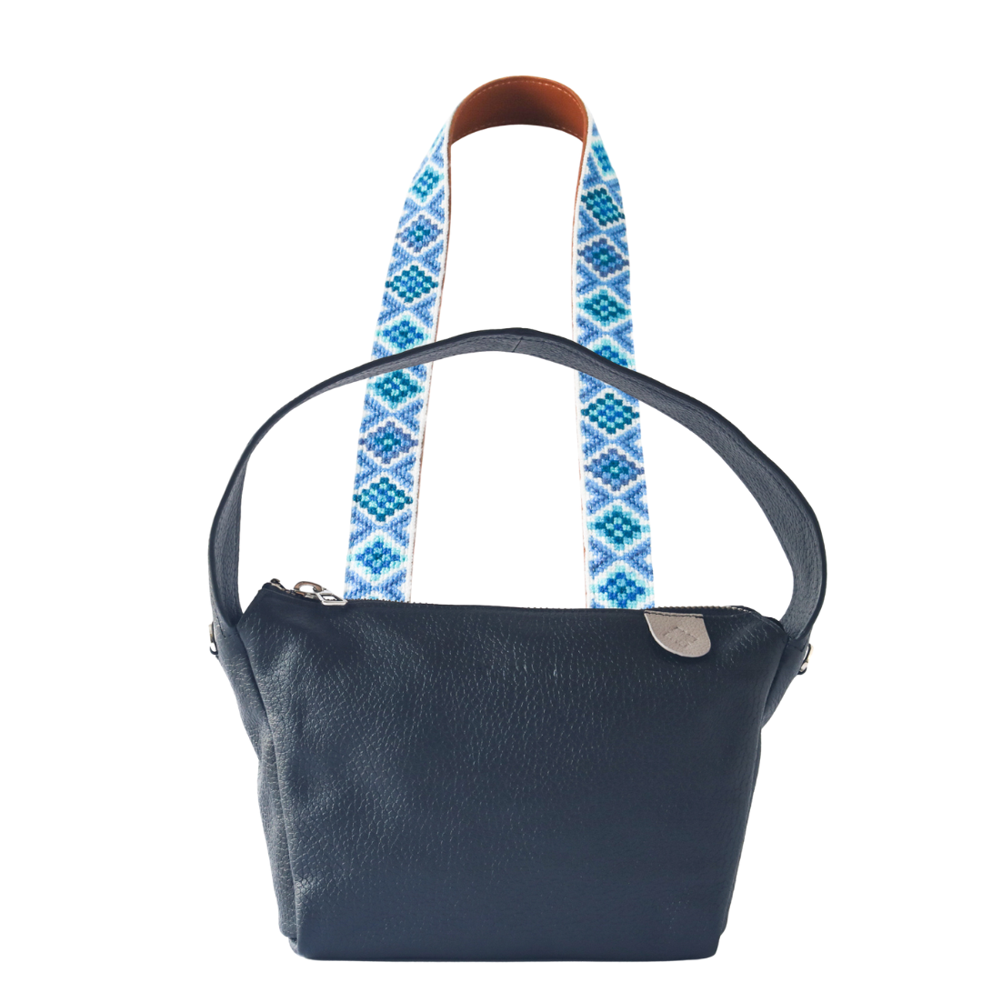Maina Shoulder Leather Bag & Mai Woven Strap