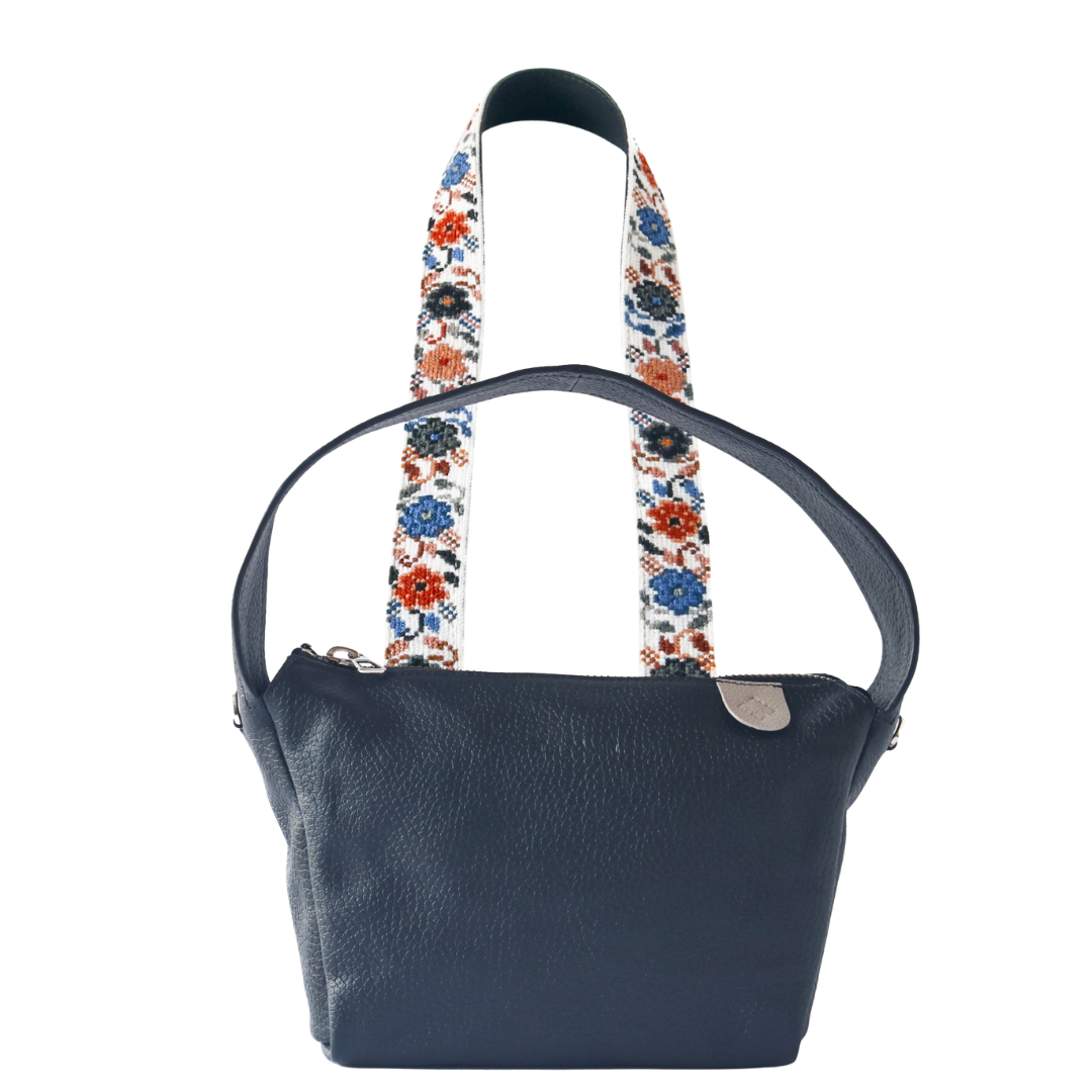 Maina Shoulder Leather Bag & Mai Woven Strap