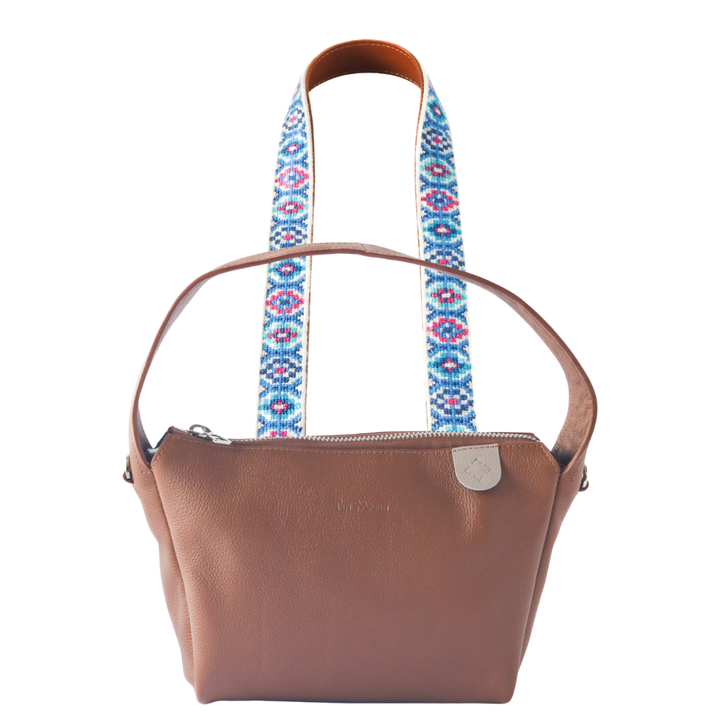 Maina Shoulder Leather Bag & Mai Woven Strap