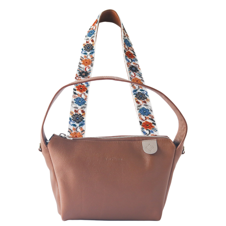 Maina Shoulder Leather Bag & Mai Woven Strap