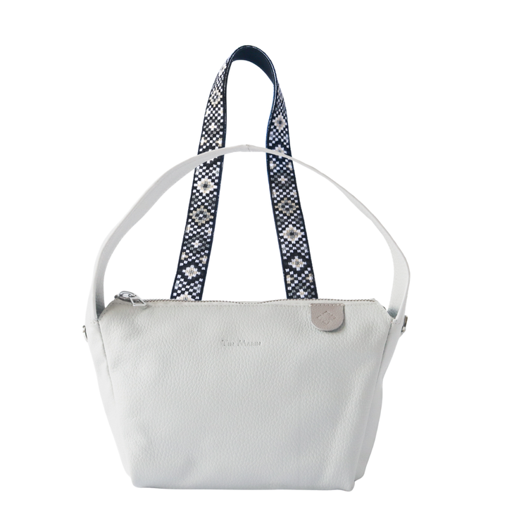 Maina Shoulder Leather Bag & Mai Woven Strap