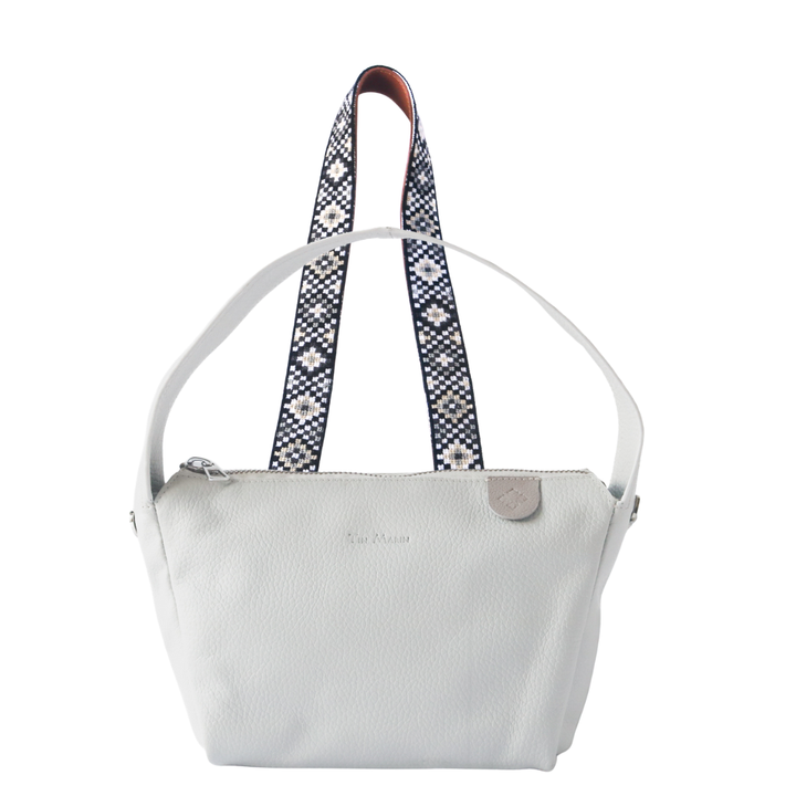 Maina Shoulder Leather Bag & Mai Woven Strap