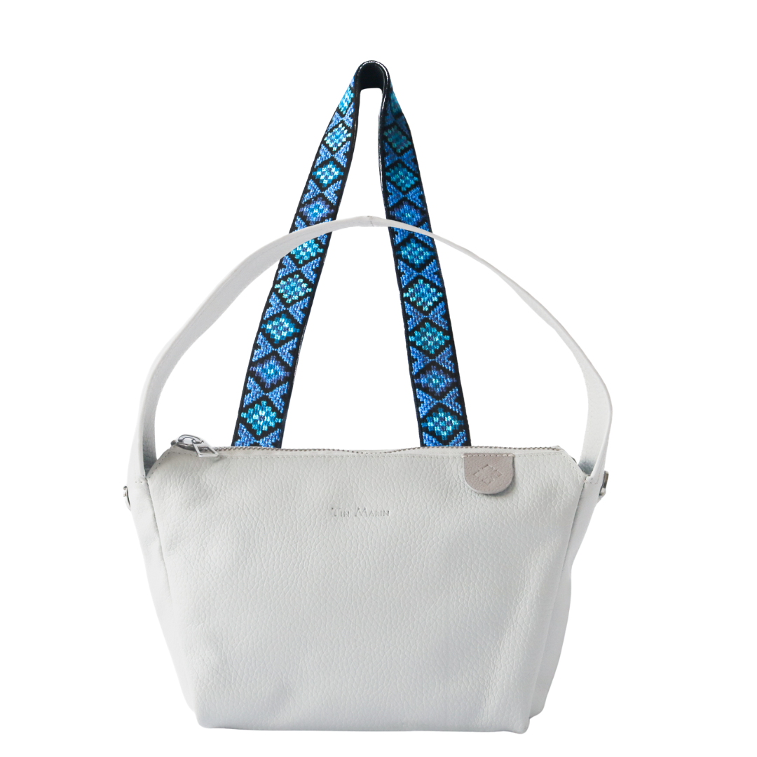 Maina Shoulder Leather Bag & Mai Woven Strap