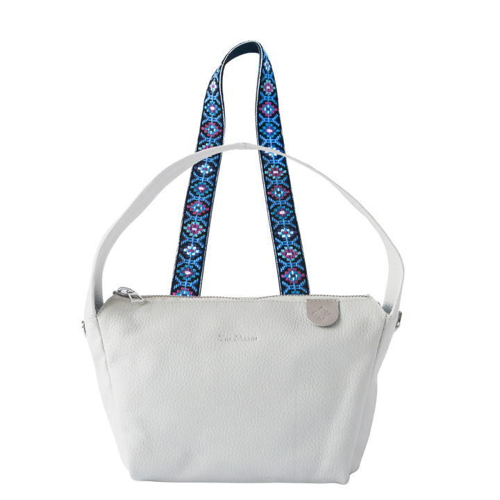 Maina Shoulder Leather Bag & Mai Woven Strap