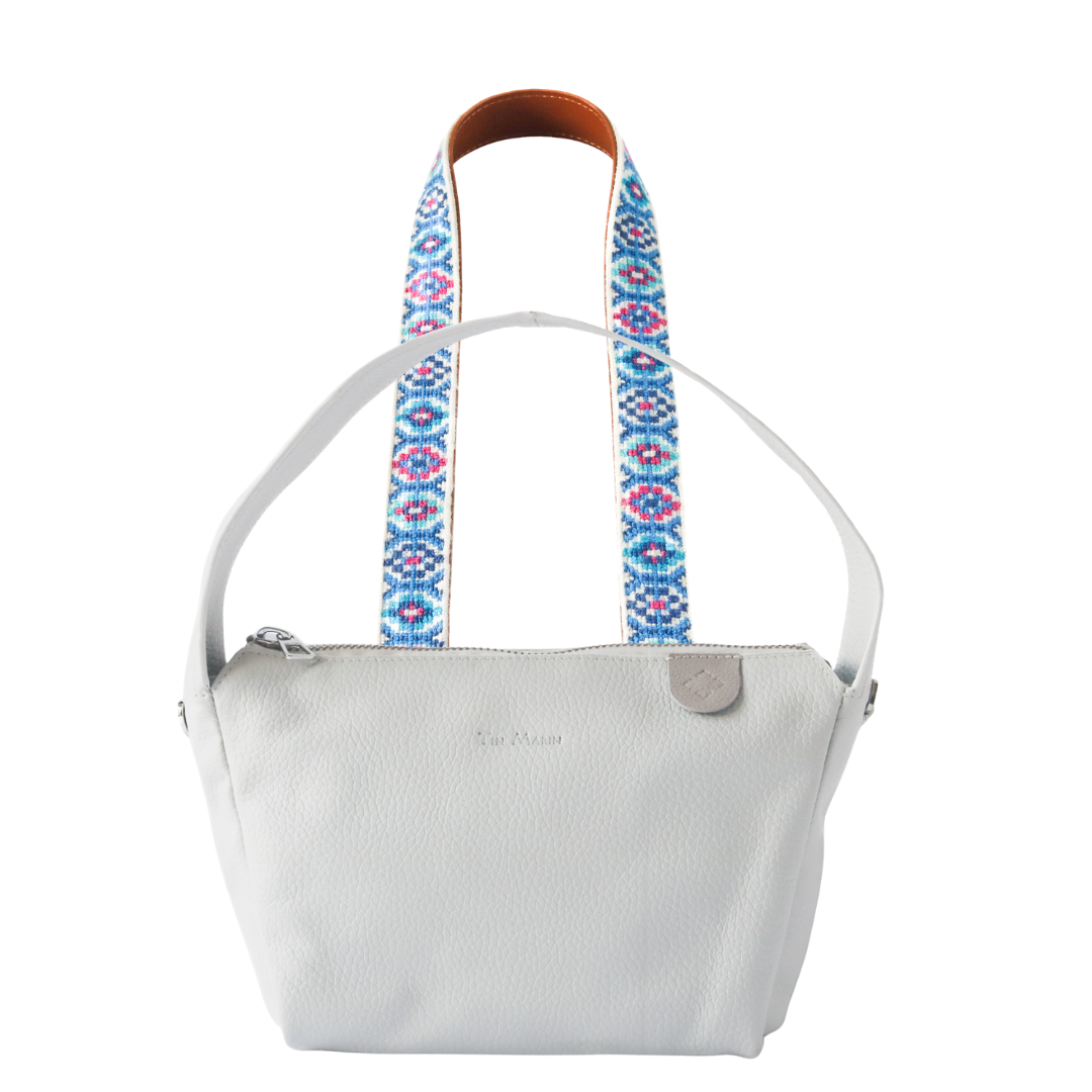 Maina Shoulder Leather Bag & Mai Woven Strap