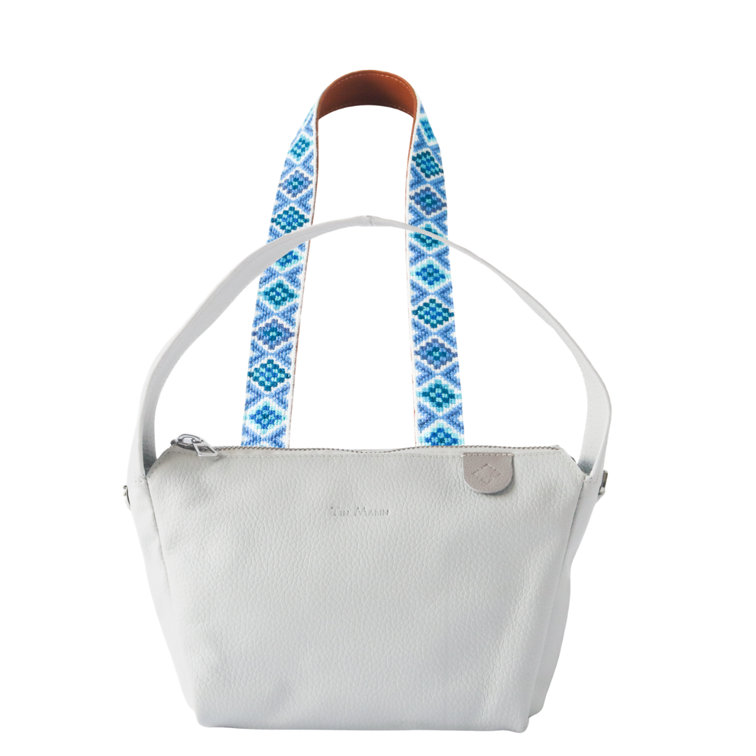 Maina Shoulder Leather Bag & Mai Woven Strap