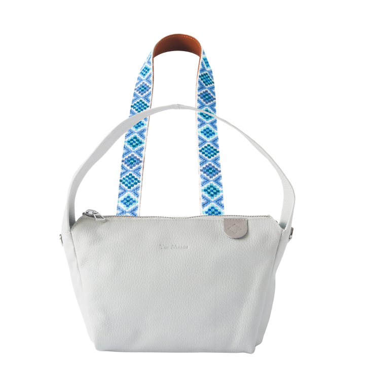 Maina Shoulder Leather Bag & Mai Woven Strap