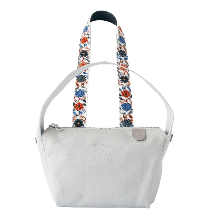 Maina Shoulder Leather Bag & Mai Woven Strap