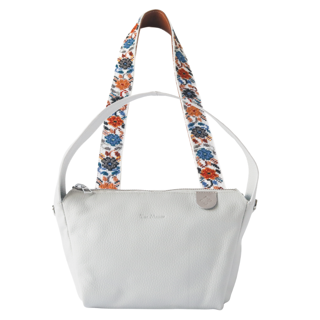 Maina Shoulder Leather Bag & Mai Woven Strap