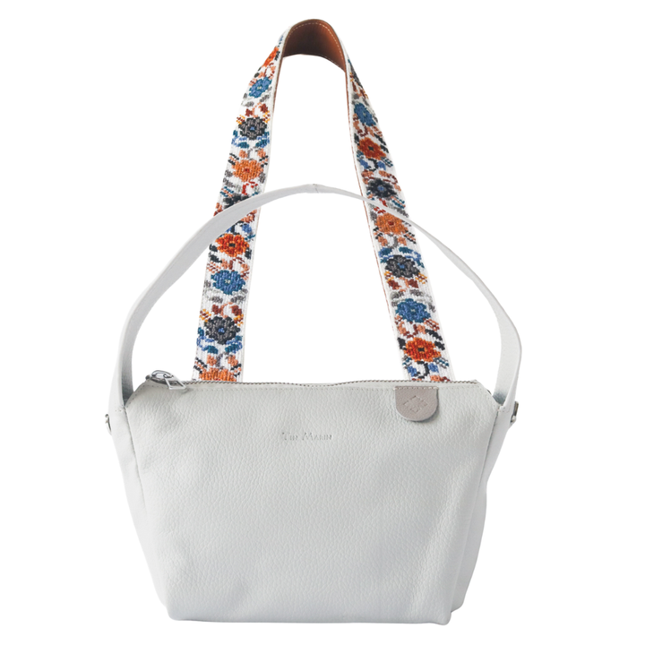 Maina Shoulder Leather Bag & Mai Woven Strap