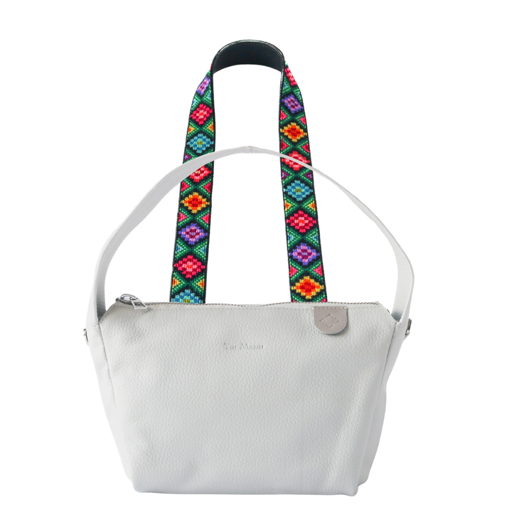 Maina Shoulder Leather Bag & Mai Woven Strap