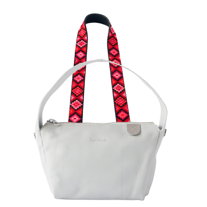 Maina Shoulder Leather Bag & Mai Woven Strap