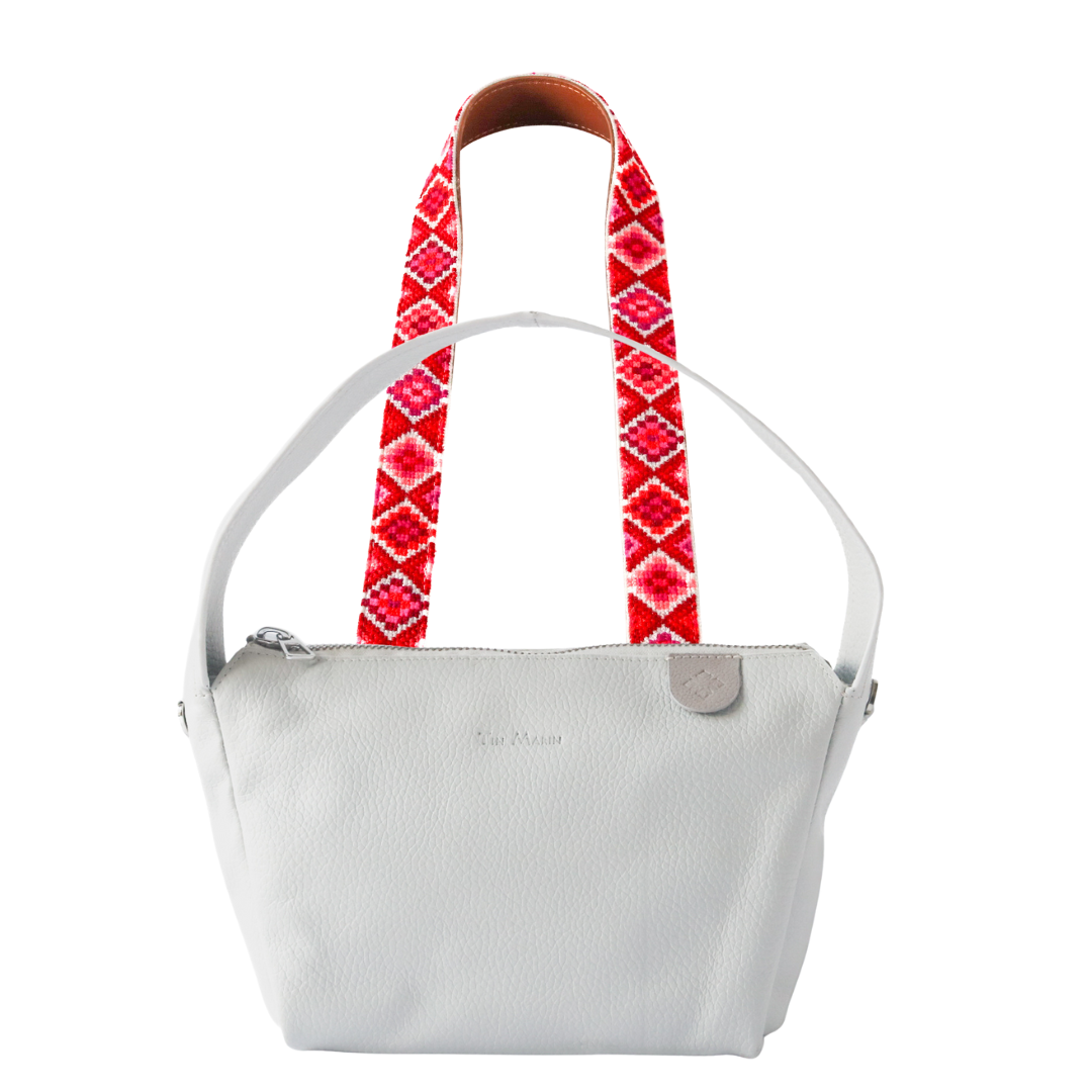 Maina Shoulder Leather Bag & Mai Woven Strap